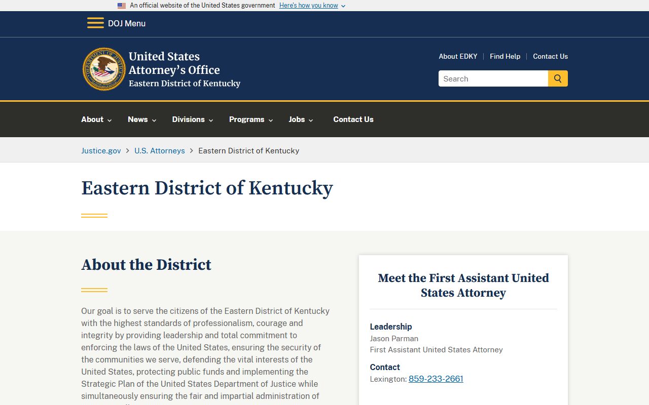 Boyle County Circuit Court records compared with federal prosecutor records
